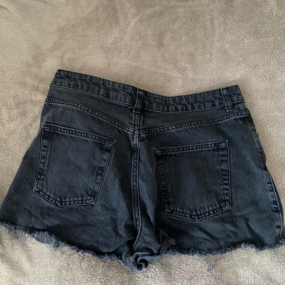 Black denim shorts - Topshop - Picture 3 of 3